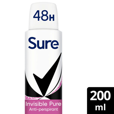 Sure Women Invisible Pure 48 Hour Anti-Perspirant Deodorant 200 ml