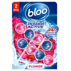 Bloo Power Active Flower Rim Blocks 2 x 50 g