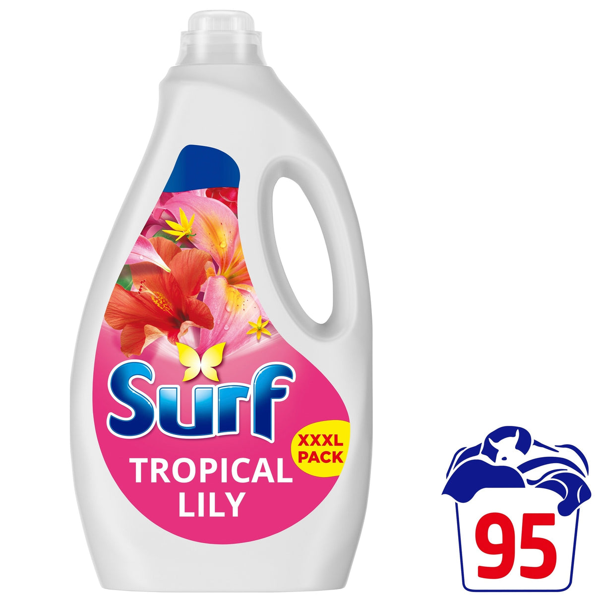 Surf Tropical Lily Liquid Laundry Detergent 95 Washes 2565 ml