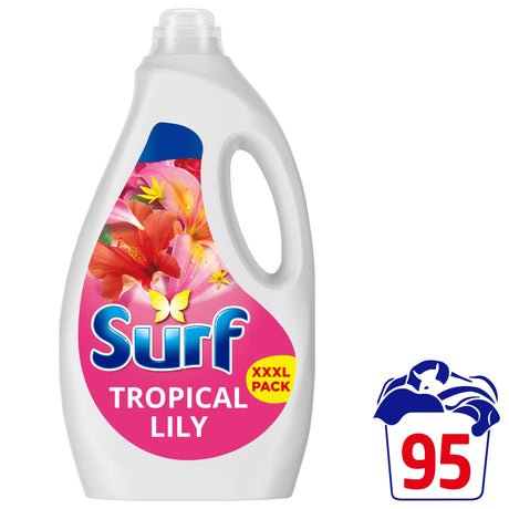 Surf Tropical Lily Liquid Laundry Detergent 95 Washes 2565 ml