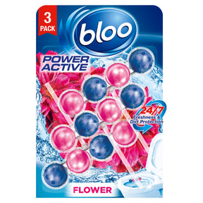 Bloo Power Active Flower Rim Blocks 3 x 50 g