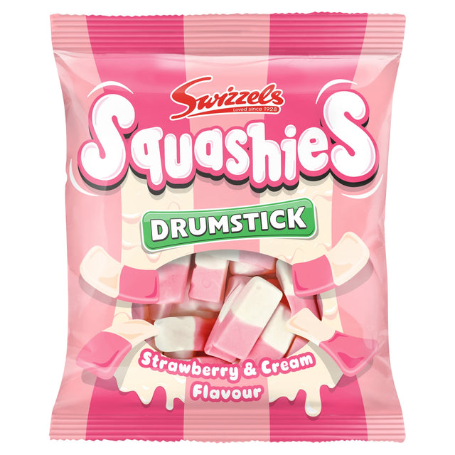 Swizzels Drumstick Squashies Strawberry & Cream Flavour 140 g