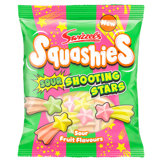 Swizzels Squashies Sour Shooting Stars 100 g