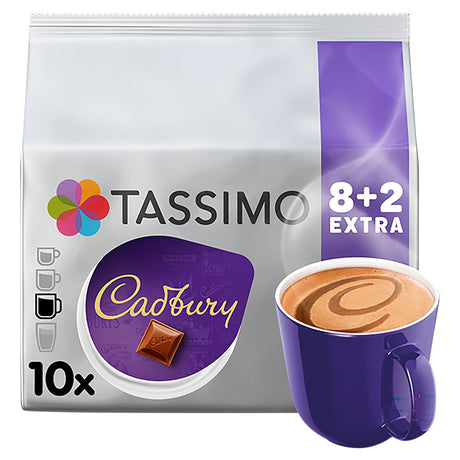 Tassimo Cadbury Chocolate 8+2 Free Drinks 160 g