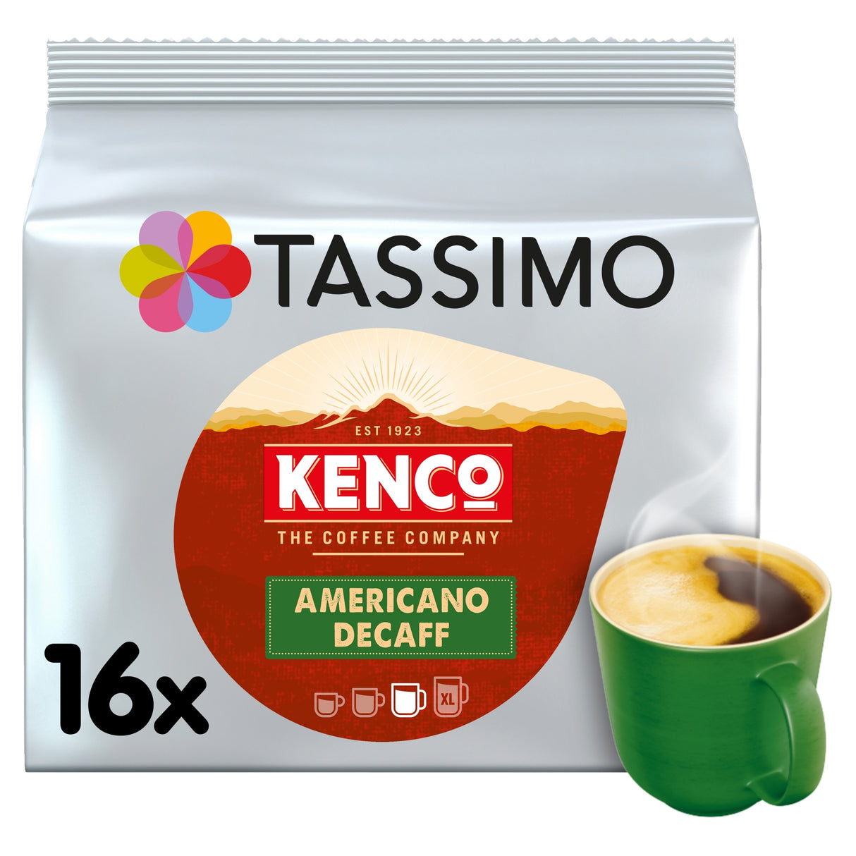 Tassimo Kenco Americano Decaff Pods x 16 104 g