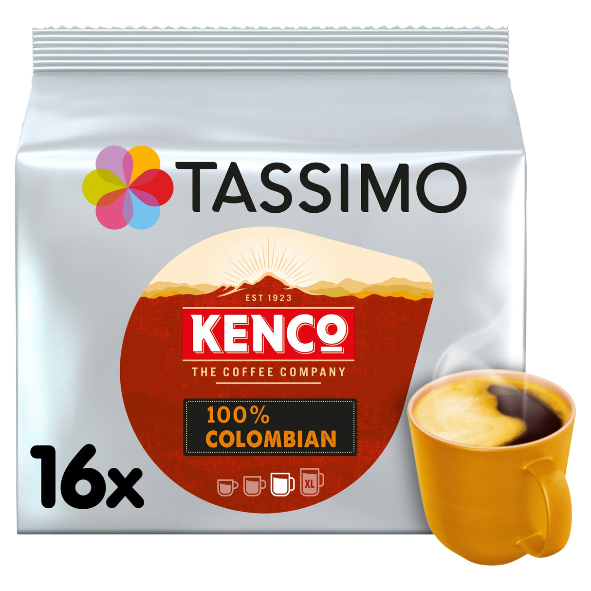 Tassimo Kenco Colombian Coffee Pods x 16 136 g