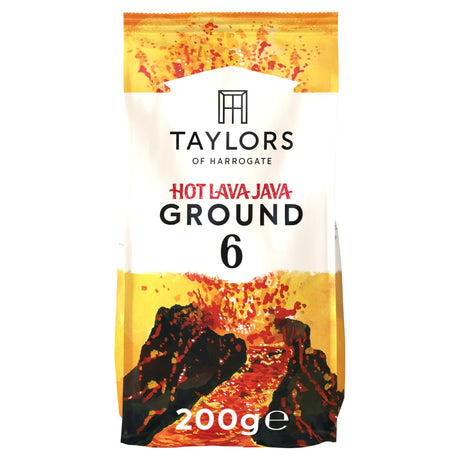Taylors Of Harrogate Hot Lava Java Roast Ground Coffee 200 g