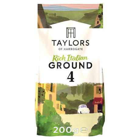 Taylors Of Harrogate Rich Italian Roast Ground Coffee 200 g