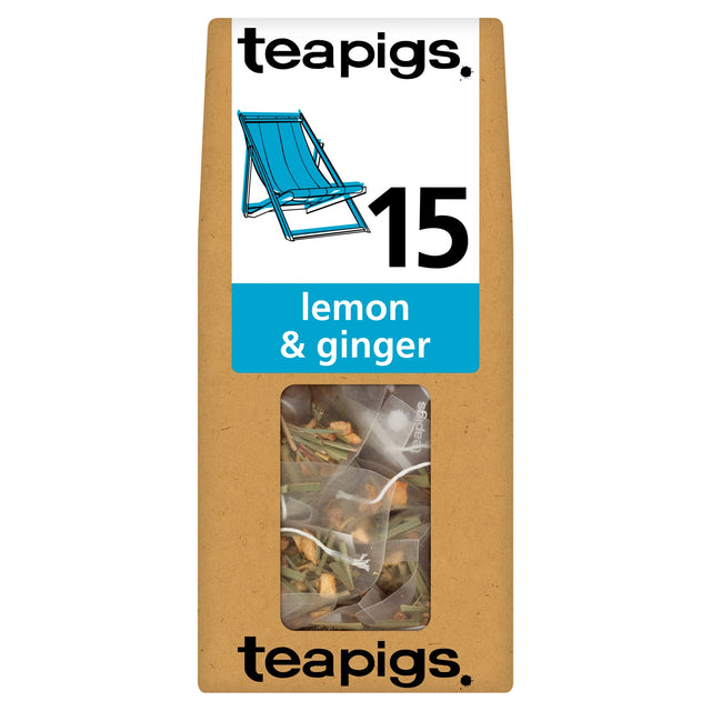Teapigs Lemon & Ginger Tea Bags 15 Pack 37.5 g