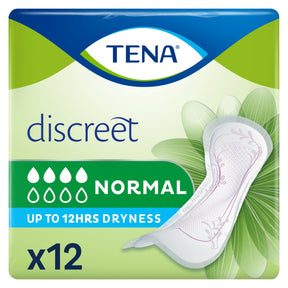 Tena Discreet Normal Incontinence Pads x12