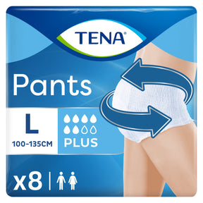 Tena Incontinence Pants Plus Large 8 Pack
