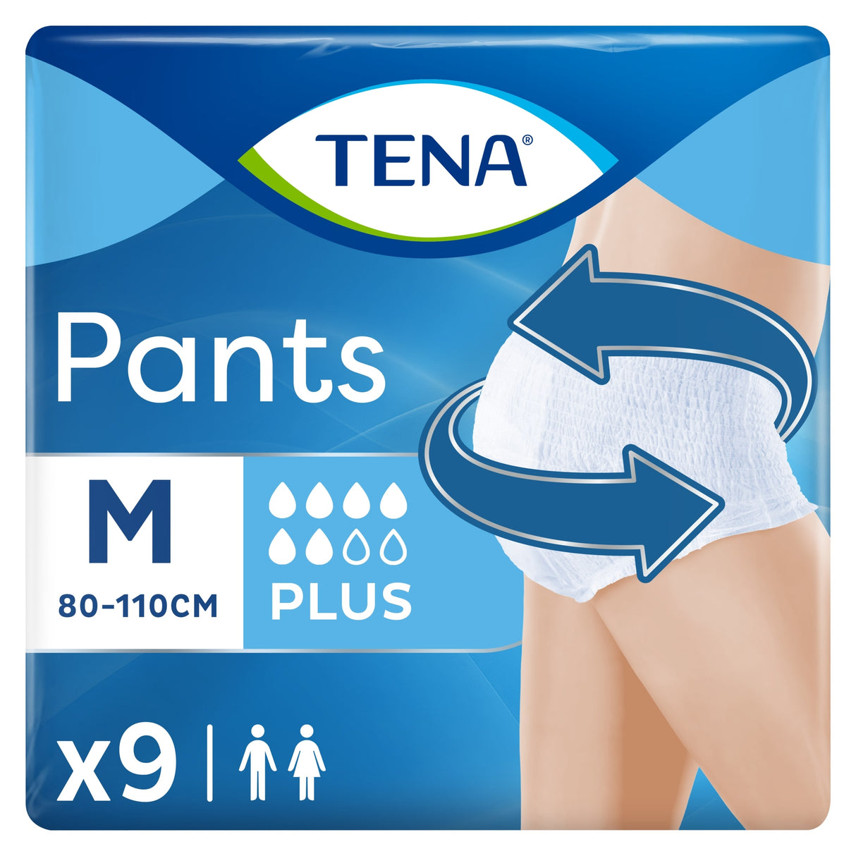 Tena Incontinence Pants Plus Medium 9 Pack