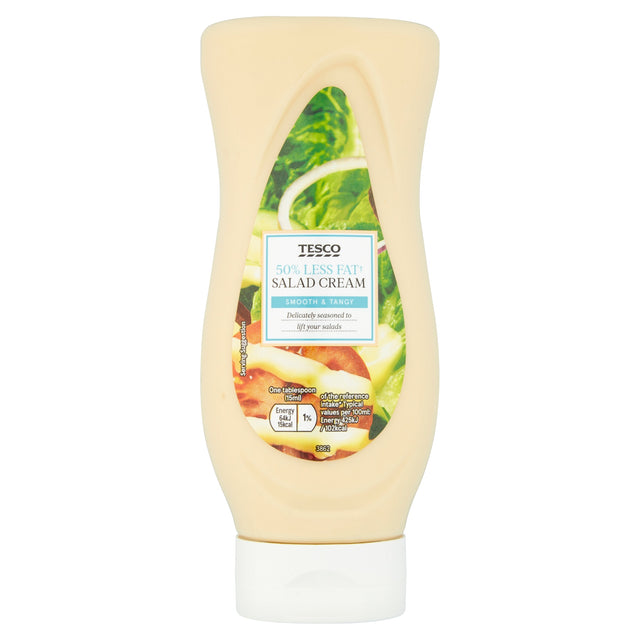 Tesco 50% Less Fat Salad Cream 450 ml