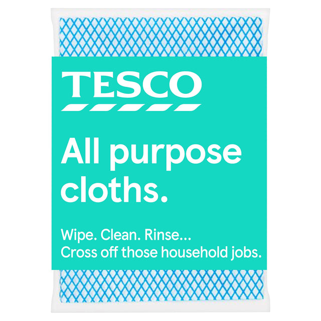 Tesco All Purpose Cloths 10 Pack