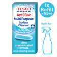 Tesco Anti-Bacterial Multi Purpose Cleaner Refill 9 ml