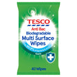 Tesco Anti-Bacterial Multi Surface Wipes Apple 40 Pack