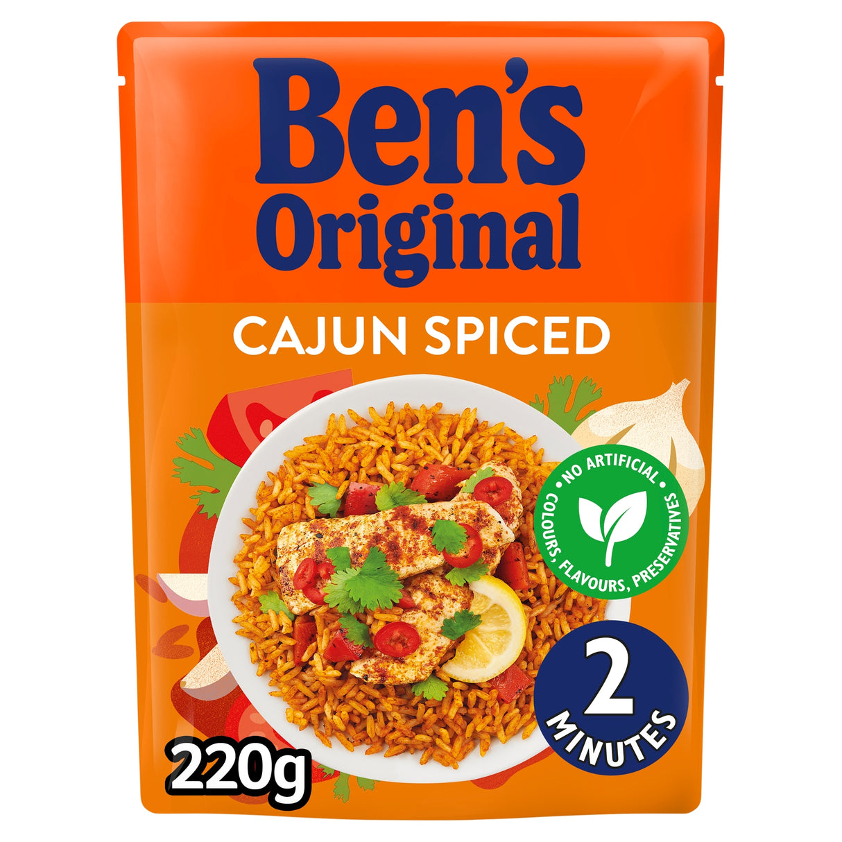 Ben's Original Cajun Spiced Microwave Rice 220 g