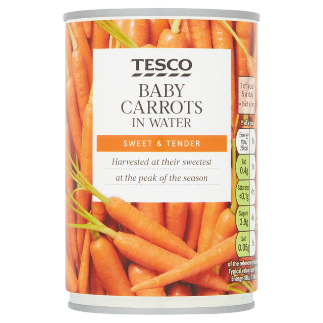 Tesco Baby Carrots In Water 300 g