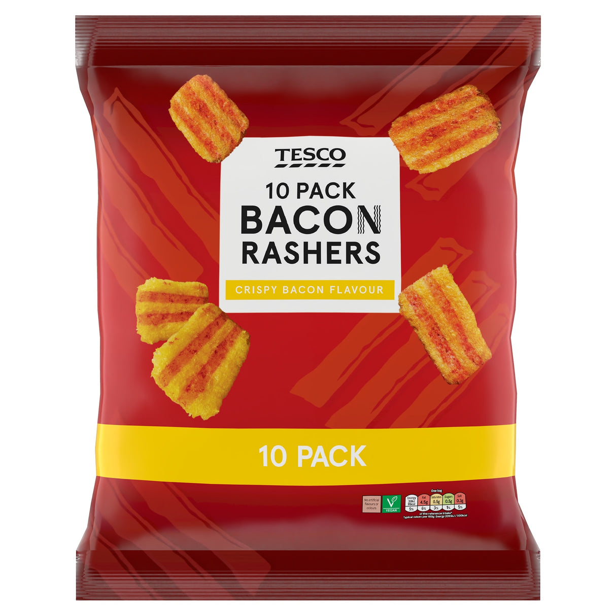 Tesco Bacon Rashers 10 Pack 190 g