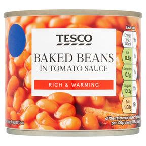 Tesco Baked Beans In Tomato Sauce 220 g
