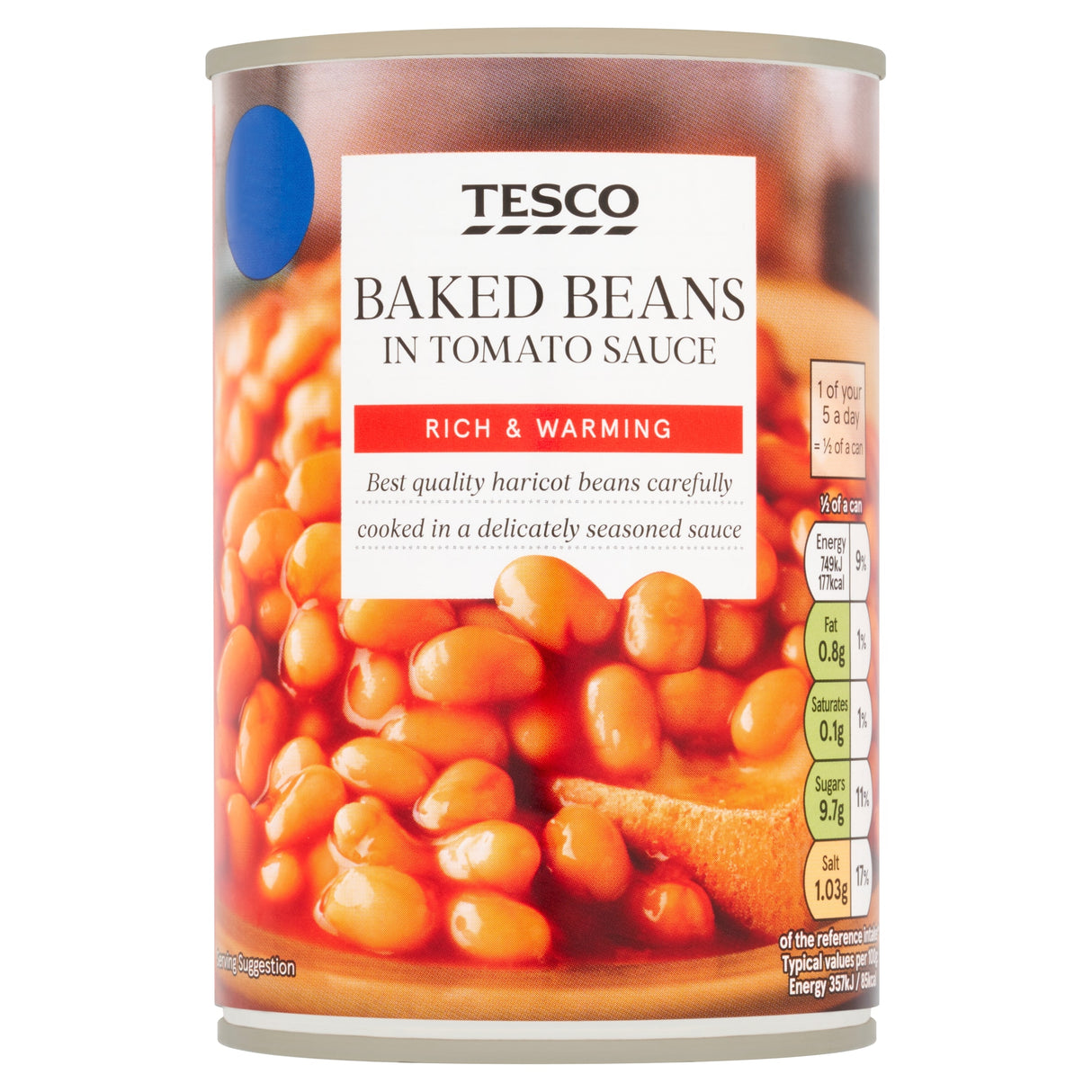 Tesco Baked Beans In Tomato Sauce 420 g