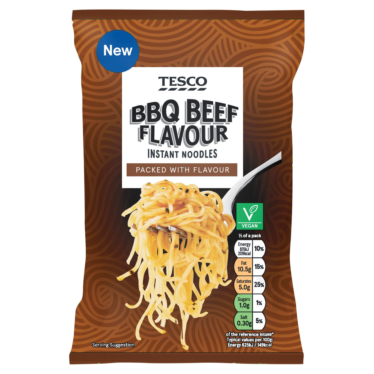 Tesco BBQ Beef Flavour Instant Noodles 85 g