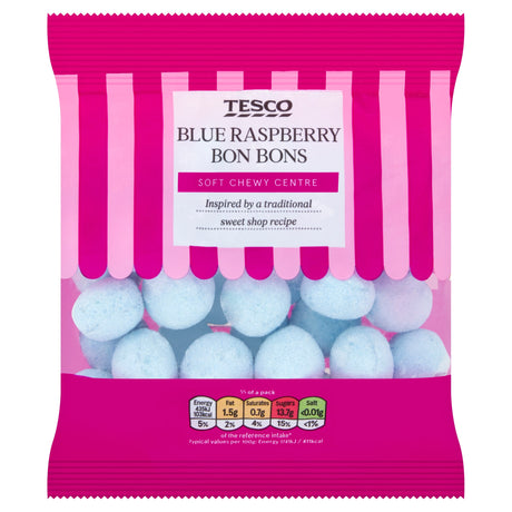 Tesco Blue Raspberry Bon Bons 175 g