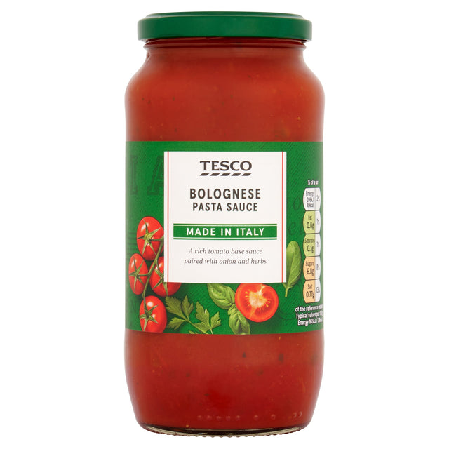 Tesco Bolognese Pasta Sauce Jar 500 g