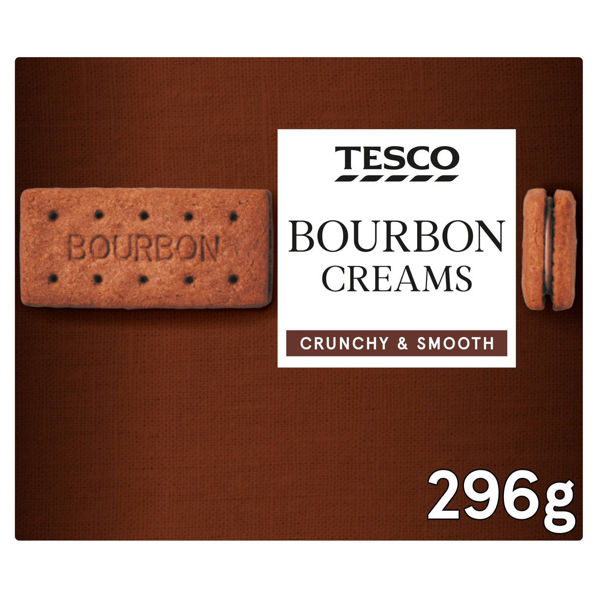 Tesco Bourbon Creams Biscuits 296 g