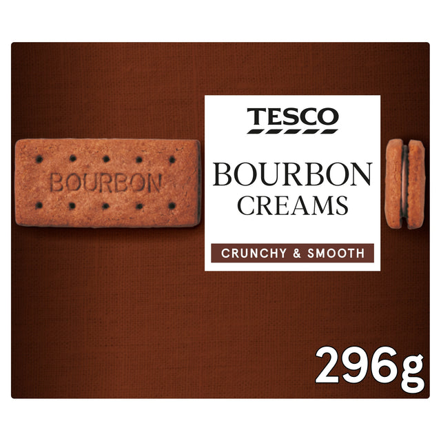 Tesco Bourbon Creams Biscuits 296 g