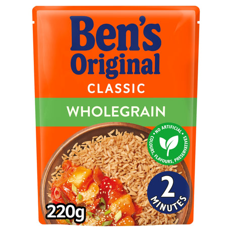 Ben's Original Classic Wholegrain Rice 220 g