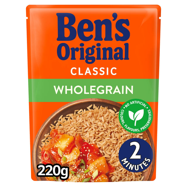 Ben's Original Classic Wholegrain Rice 220 g