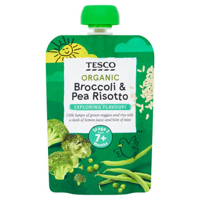 Tesco Broccoli & Pea Risotto Pouch 130 g