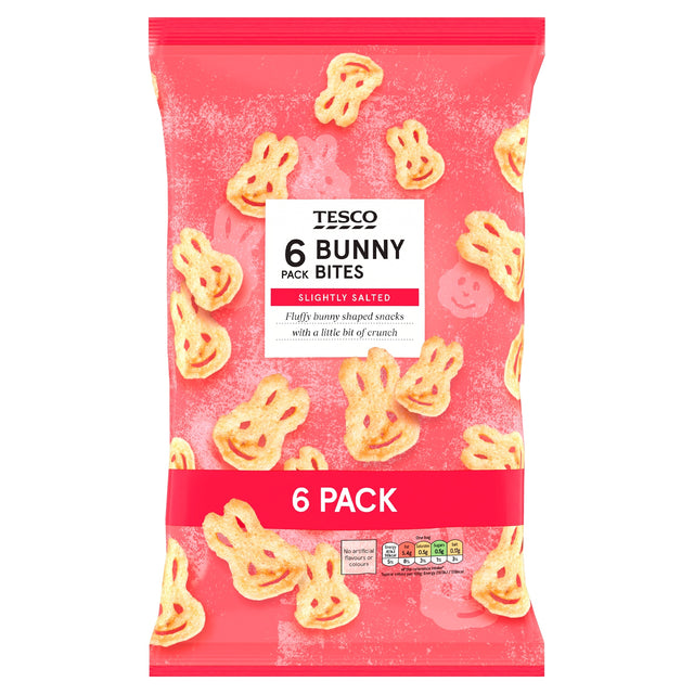 Tesco Bunny Bites Snacks 6 x 19 g