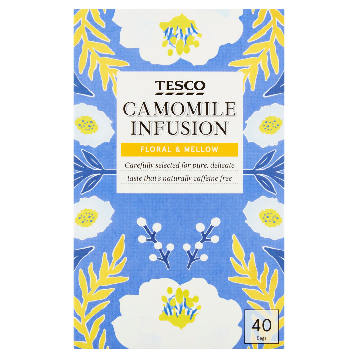 Tesco Camomile Infusion 40 Bags 60 g