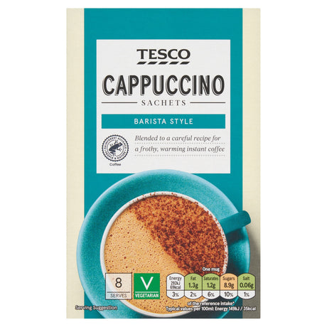 Tesco Cappuccino Sachets 124 g