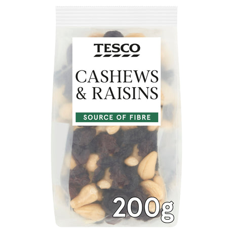 Tesco Cashews & Raisins 200 g
