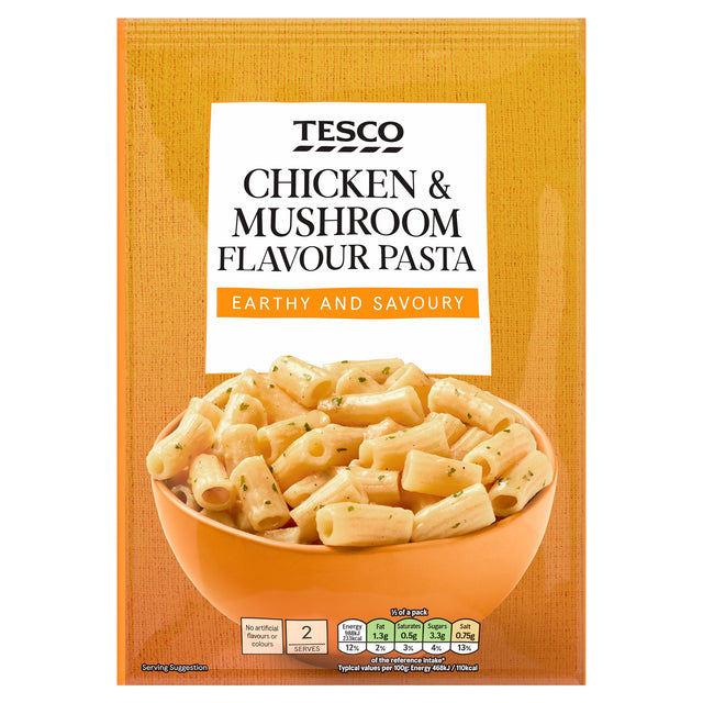 Tesco Chicken & Mushroom Flavour Pasta 120 g