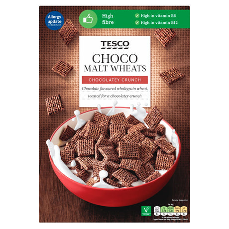 Tesco Choco Malt Wheats 500 g