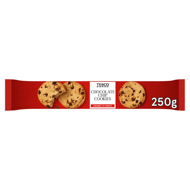 Tesco Chocolate Chip Cookies 250 g