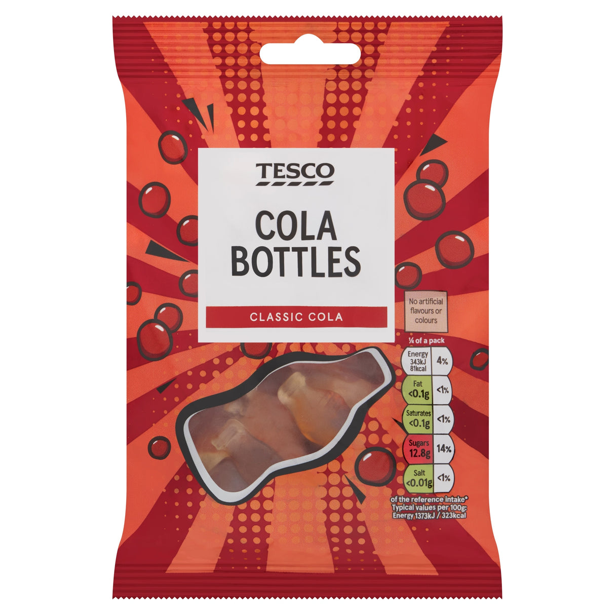 Tesco Cola Bottles 100 g