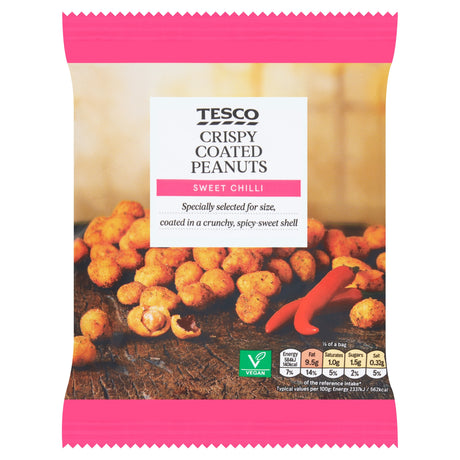 Tesco Crispy Coated Peanuts Sweet Chilli 200 g