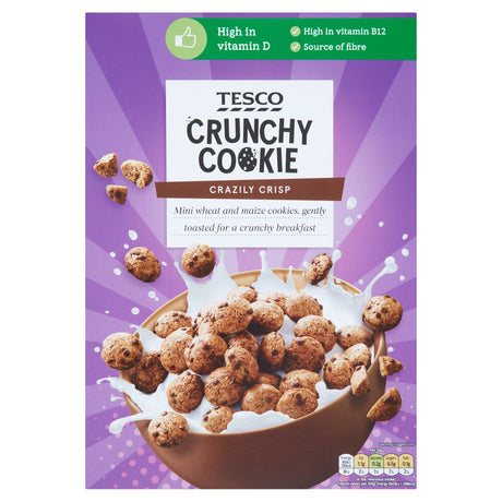 Tesco Crunchy Cookie Cereal 325 g