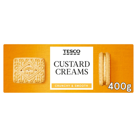 Tesco Custard Cream Biscuits 400 g