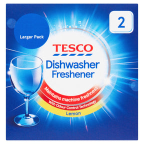 Tesco Dish Washer Freshener Lemon 2 x 6 ml