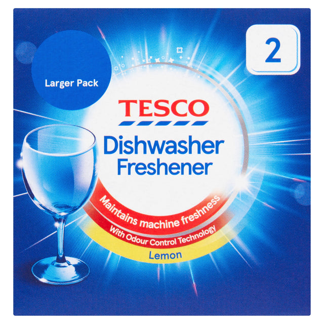 Tesco Dish Washer Freshener Lemon 2 x 6 ml