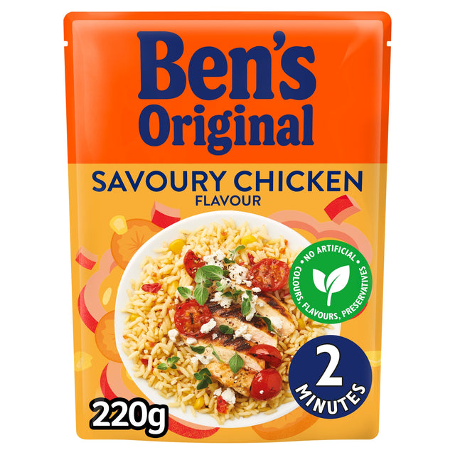 Ben's Original Savoury Chicken Microwave Rice 220 g