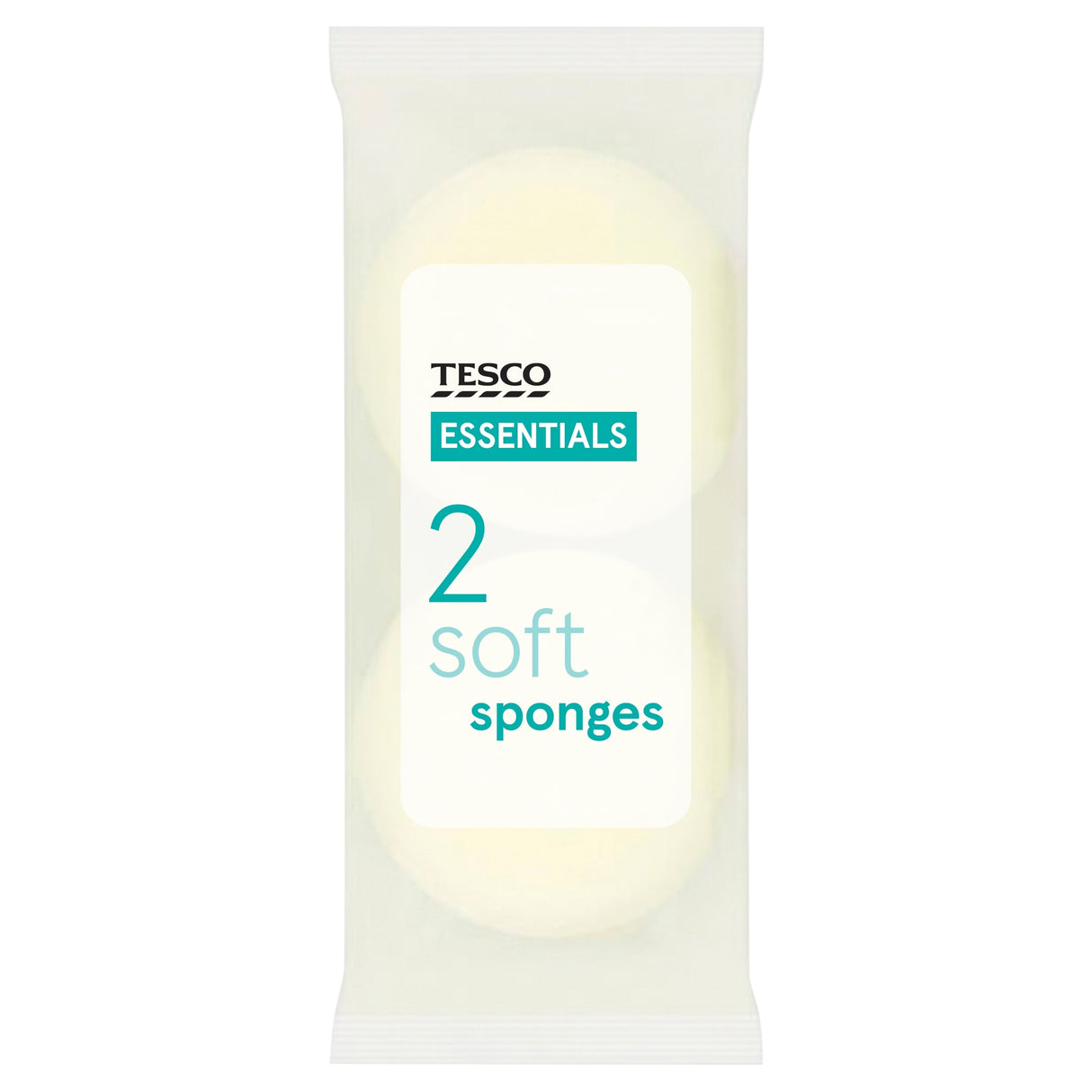 Tesco Essentials Soft Sponges x2