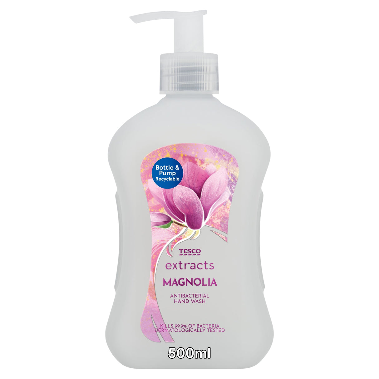 Tesco Extracts Magnolia Anti-Bacterial Hand Wash 500 ml