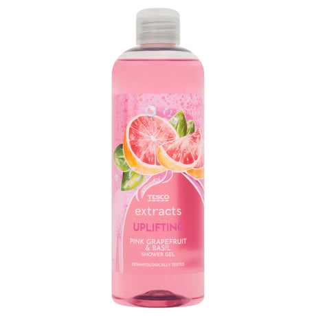 Tesco Extracts Pink Pink Grapefruit & Basil Shower Gel 500 ml